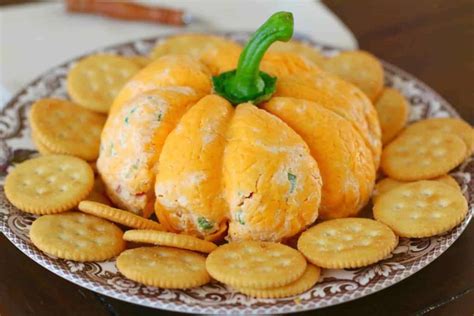 Pumpkin Shaped Cheeseball Video The Country Cook