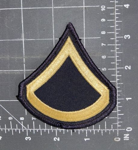 Us Army Private First Class 1st Pfc E 3 E3 Patch Badge Enlisted Rank