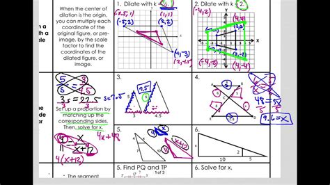 Geometry Unit 2b Test Review Key With Bailey Youtube