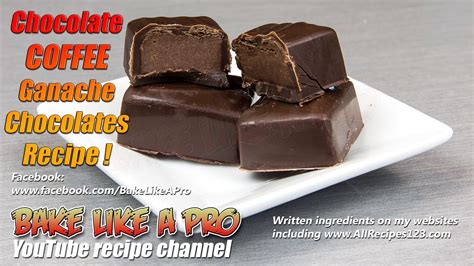 Easy Dark Chocolates Filled With Chocolate Coffee Ganache Recipe Youtube