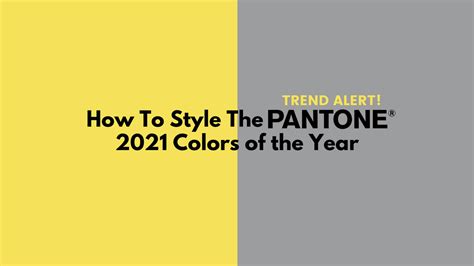 Pantone Color Trends 2021
