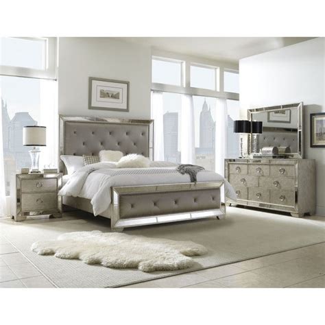 Maybe you would like to learn more about one of these? Shop Celine 5-piece Mirrored and Upholstered Tufted Queen ...