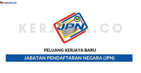 Postcode for jabatan pendaftaran negara, kuching, sarawak is 93551. Jabatan Pendaftaran Negara (JPN) • Kerja Kosong Kerajaan