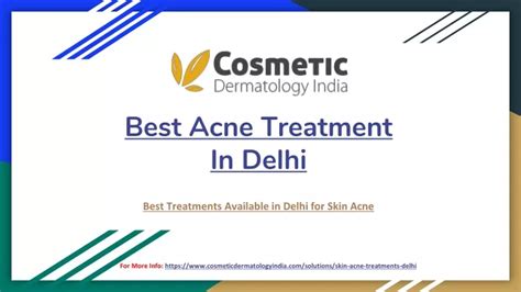 Ppt Best Acne Treatment In Delhi Powerpoint Presentation Free