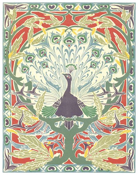 jú serra peacock art art nouveau art prints