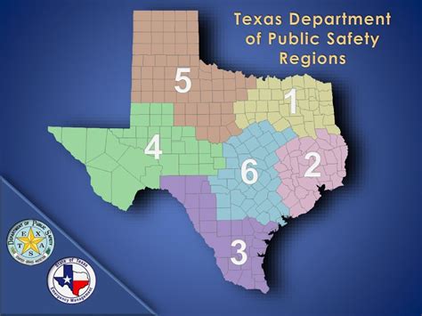 Dfps Map Of Dfps Regions Texas Dps Region Map Free