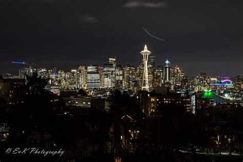 Space Needle From Kerry Park Seattle Usa
