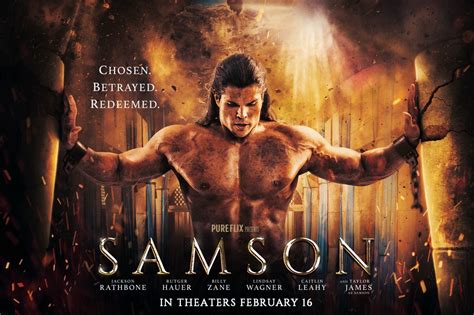 Pure Flix Announces ‘samson National Theatrical Premiere Feb 16