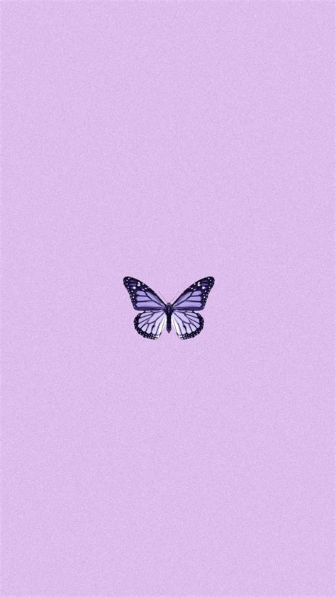 Aesthetic Wallpapers Purple Butterfly 2021 D04