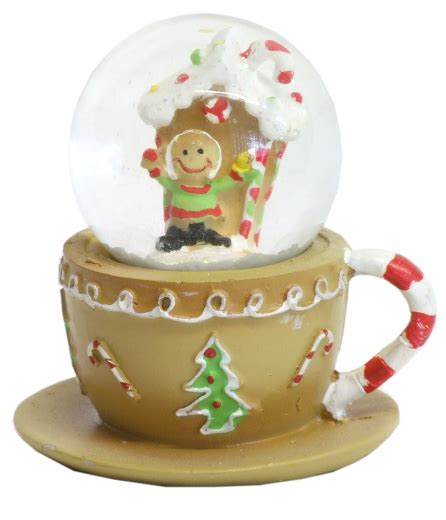 Gisela Graham Christmas Snow Globe Gingerbread House 30292 Ebay