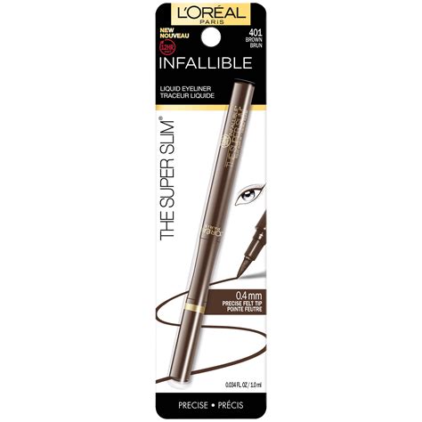 Loreal Paris Infallible Super Slim Long Lasting Liquid Eyeliner Brown