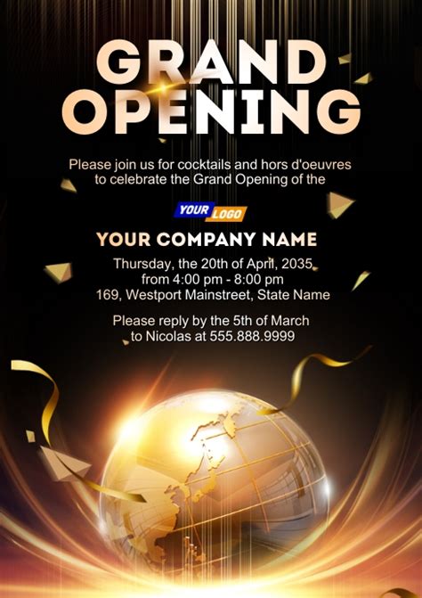 Grand Opening Flyer Design Template Postermywall