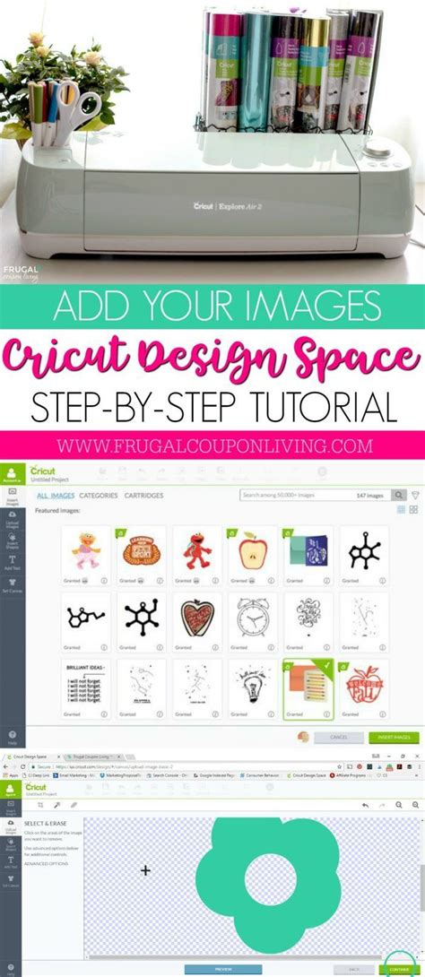 Easy Step By Step Circut Tutorial How To Add Your Own Images To