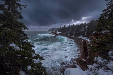 The Final Noreaster Storm That Hit Acadia National Park