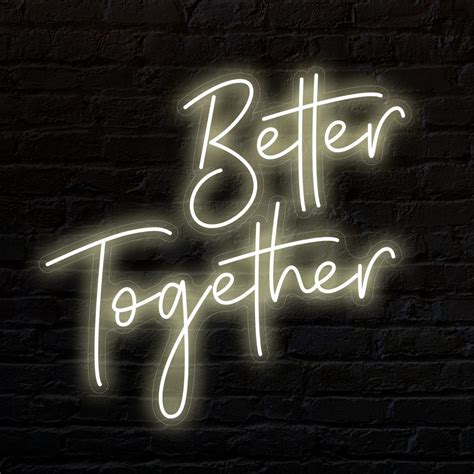 Better Together Neon Sign Large Little Pineapple Neon