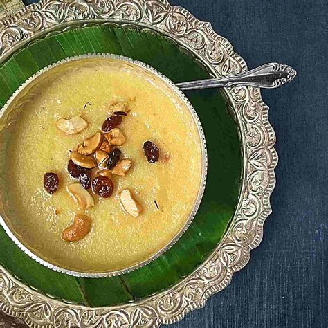 Paal Kesari Recipe South Indian Style Milk Kesari By Archanas Kitchen