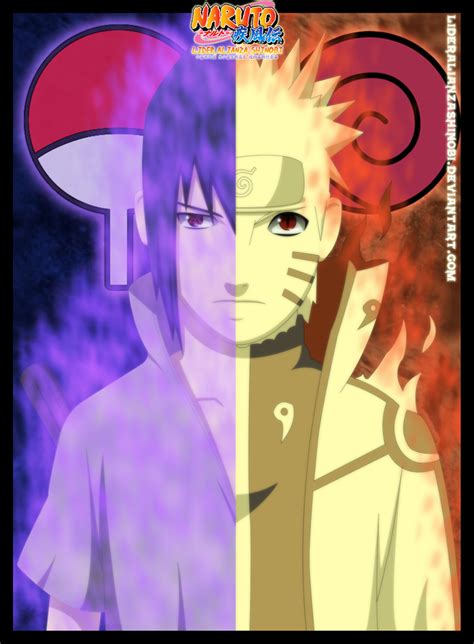 Sasuke Uchiha And Naruto Uzumaki By Lideralianzashinobi On Deviantart