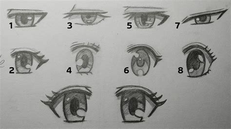 How To Draw Anime Eyes Step By Step Slow Tutorial For Beginners No