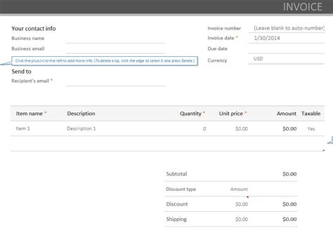 Paypal Invoicing Template | Paypal Invoicing