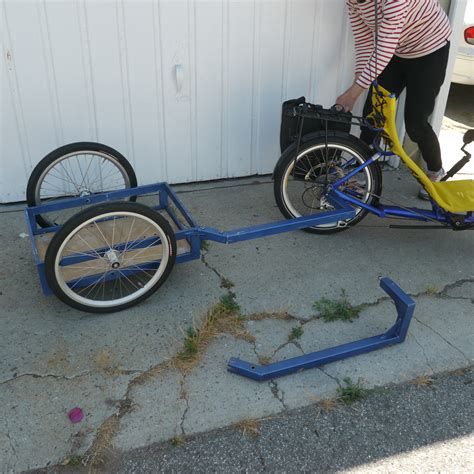 Diy Bike Trailer With Swappable Tow Arm K