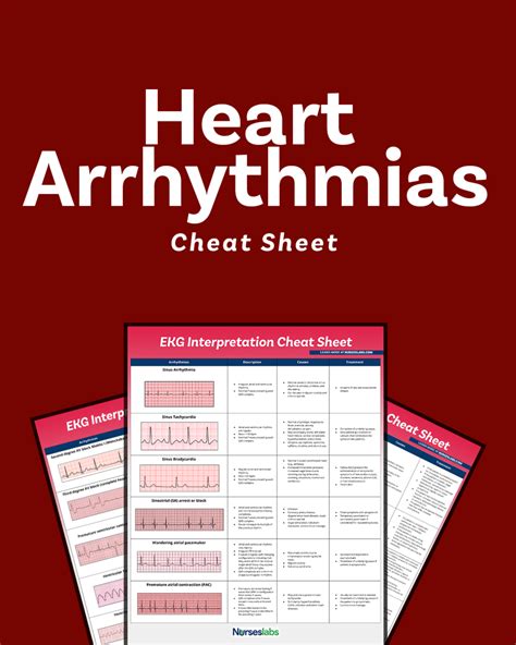 Ekg Interpretation Cheat Sheet And Heart Arrhythmias Guide 2020 Update