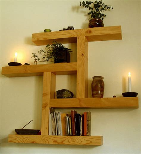 wooden shelf pictures