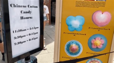 Flower Cotton Candy Artist Returns To Epcots China Pavilion For Flower