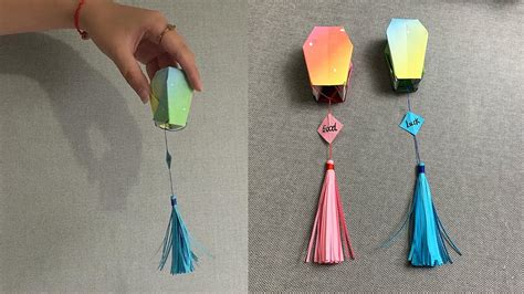 How To Make Paper Lanterns Diy Sky Lantern Easy Origami Blessing Lanterns Diy Crafts Youtube