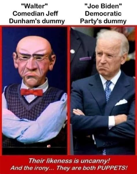 Walter Joe Biden Comedian Jeff Democratic Dunhams