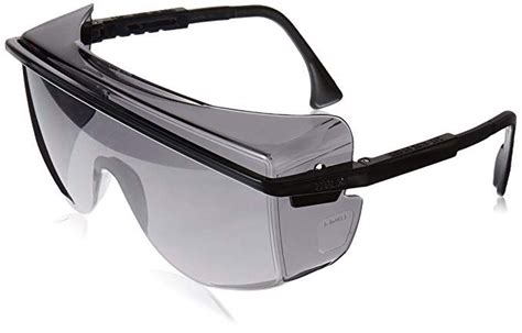 uvex s2504 astrospec otg 3001 safety eyewear black frame gray ultra dura hardcoat lens review