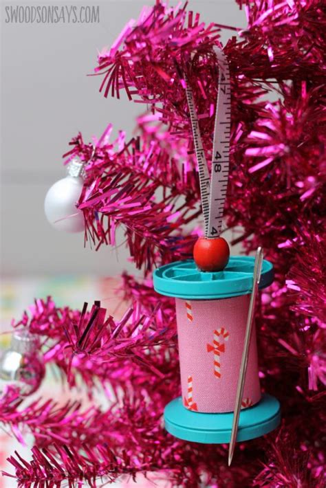 How To Make An Upcycled Thread Spool Ornament Swoodson Says
