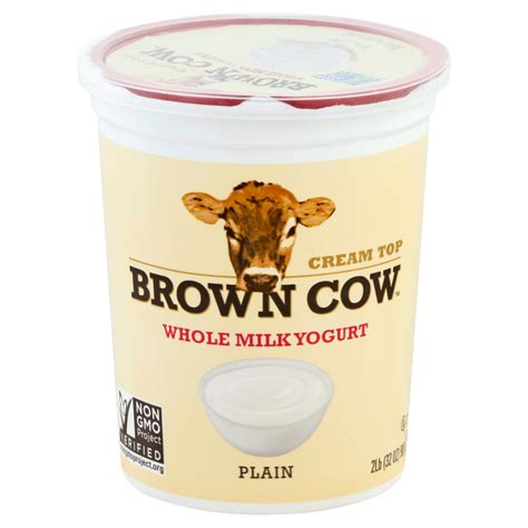 Brown Cow Cream Top Plain Yogurt Shop Yogurt At H E B