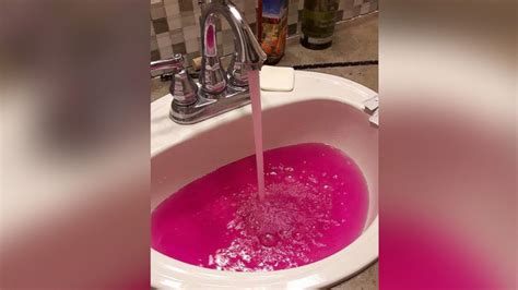Canada Citys Water Turns Bright Pink After Disinfecting Agent Seeps