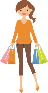 20+ Inspirasi Animasi Wanita Shopping - Mopppy