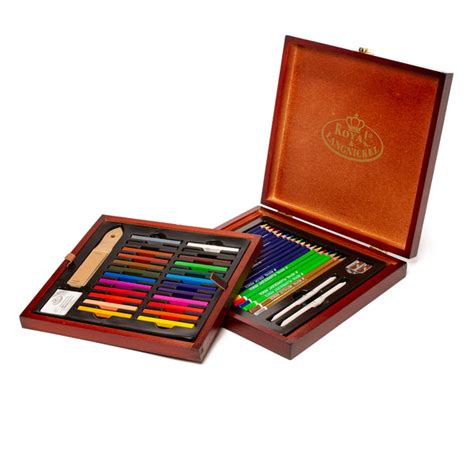 Premium Drawing Set In Wood Case Getty Museum Store