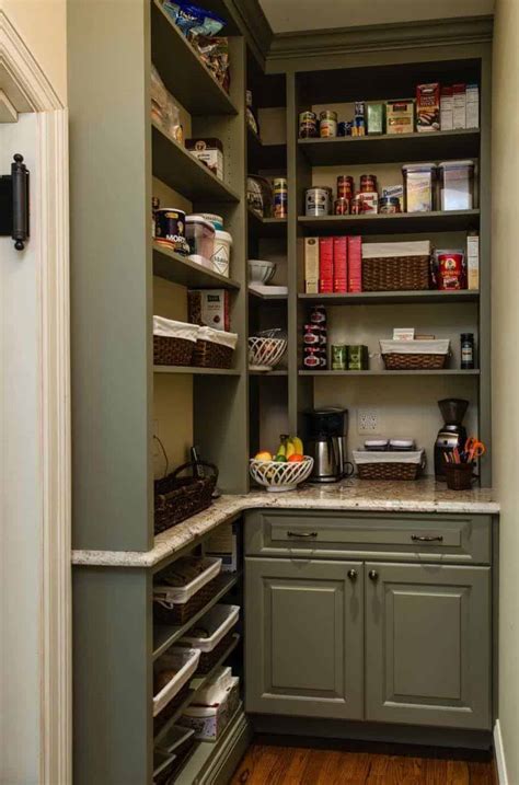Easily add a chalkboard component to your kitchen pantry doors to help you keep track of what needs to be restocked or for messages and fun notes between family members. 35 Clever ideas to help organize your kitchen pantry
