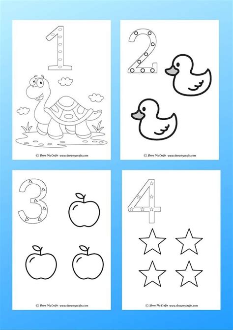 Numbers Colouring Pages For Kids Free Printable Kids Activities