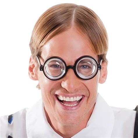 Round Nerd Costume Glasses Party Delights