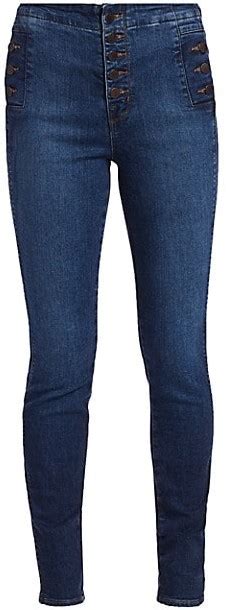 J Brand Natasha Sky High Rise Skinny Jeans Shopstyle