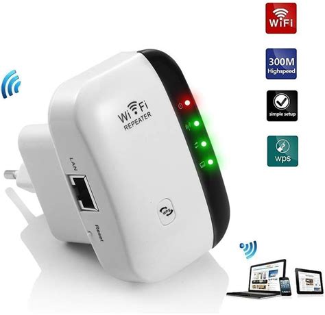 2 Pieces Wifi Blast Wireless Repeater Wi Fi Range Extender 300mbps