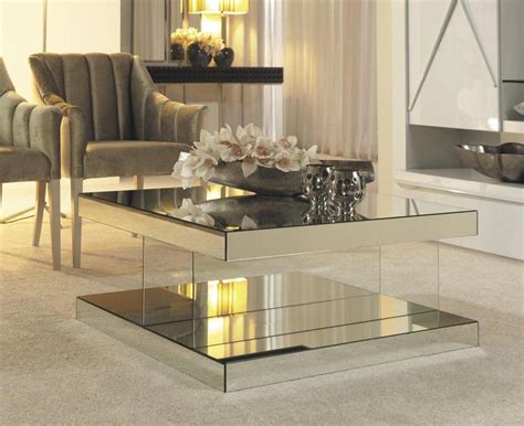 Oakside coffee table with tray top. Mirrored Coffee Table Tray | Roy Home Design