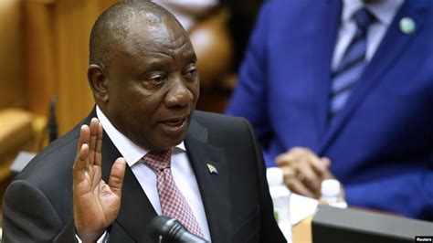 President cyril ramaphosa is addressing south africans on the country's response to the coronavirus pandemic. South Africa's Ramaphosa starts crackdown on corruption