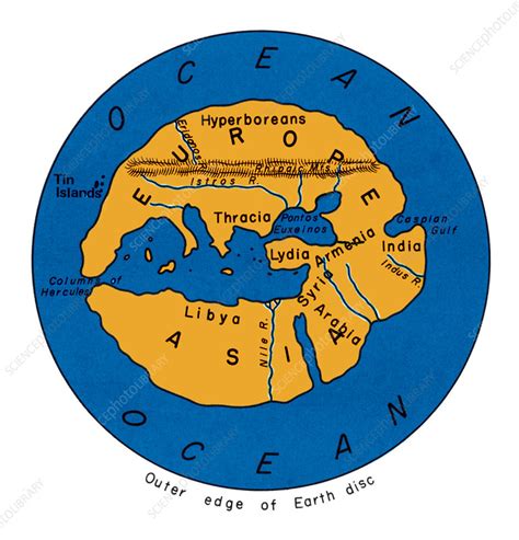 World Map 500 Bc Stock Image C0334230 Science Photo Library