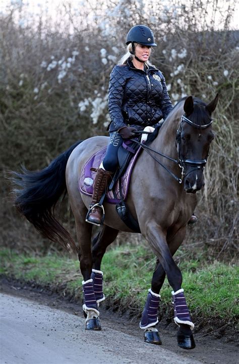Subscribe to my youtube channel. KATIE PRICE Out Riding a Horse in London 02/28/2021 ...