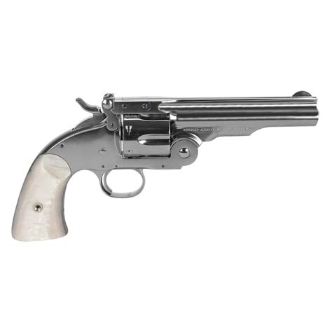 Uberti 1875 No 3 Top Break 45 Colt 5 Fn Plated Steel Revolver