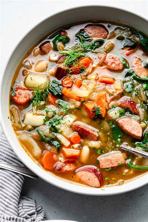 This Easy Kielbasa Soup Recipe Is Filled With Savory Sausage Hearty