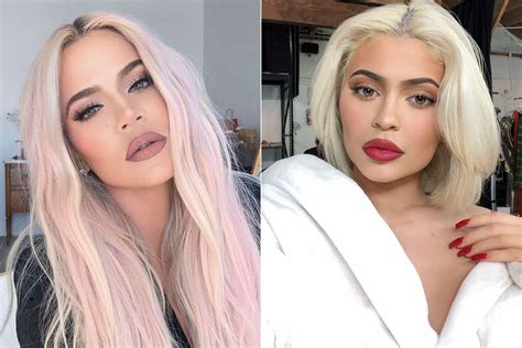 Total Khameleons Khloé Kardashian Dyes Her Hair Pink As Kylie Jenner