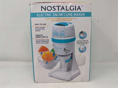 Nostalgia Electric Snow Cone Maker Dutch Goat
