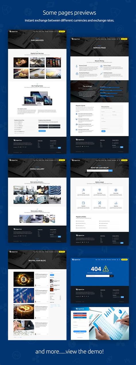 Digital Coin - Cryptocurrency Marketing and Trading Site ...