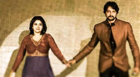Kannada Actor Kichcha Sudeep Reunites With Wife Priya Withdraws